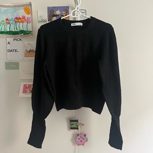 Zara sweater with balloon sleeves